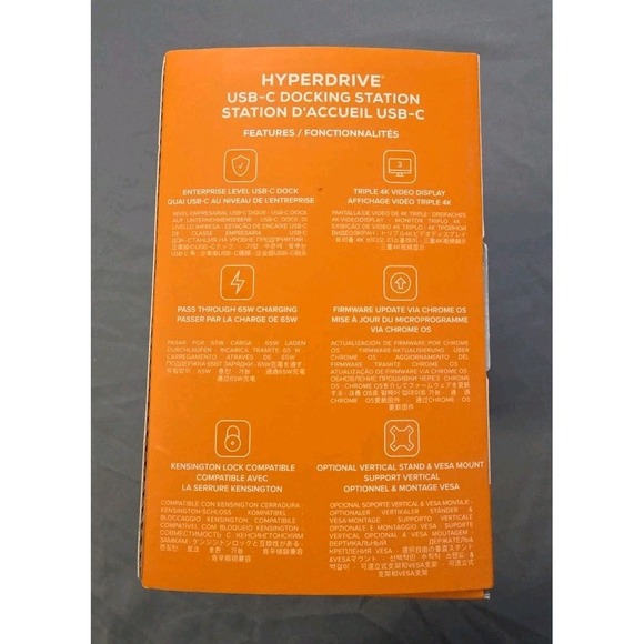 Hyper HyperDrive 14-Port USB-C Docking Station HD-GD1000-US-50 2 X HDMI 2.0 - Picture 6 of 7